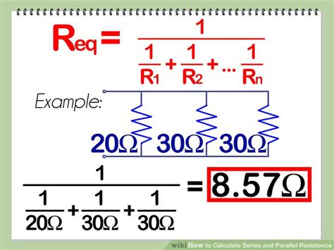 formula for calculating total resistance in a parallel circuit|Parallel Resistor Calculator .